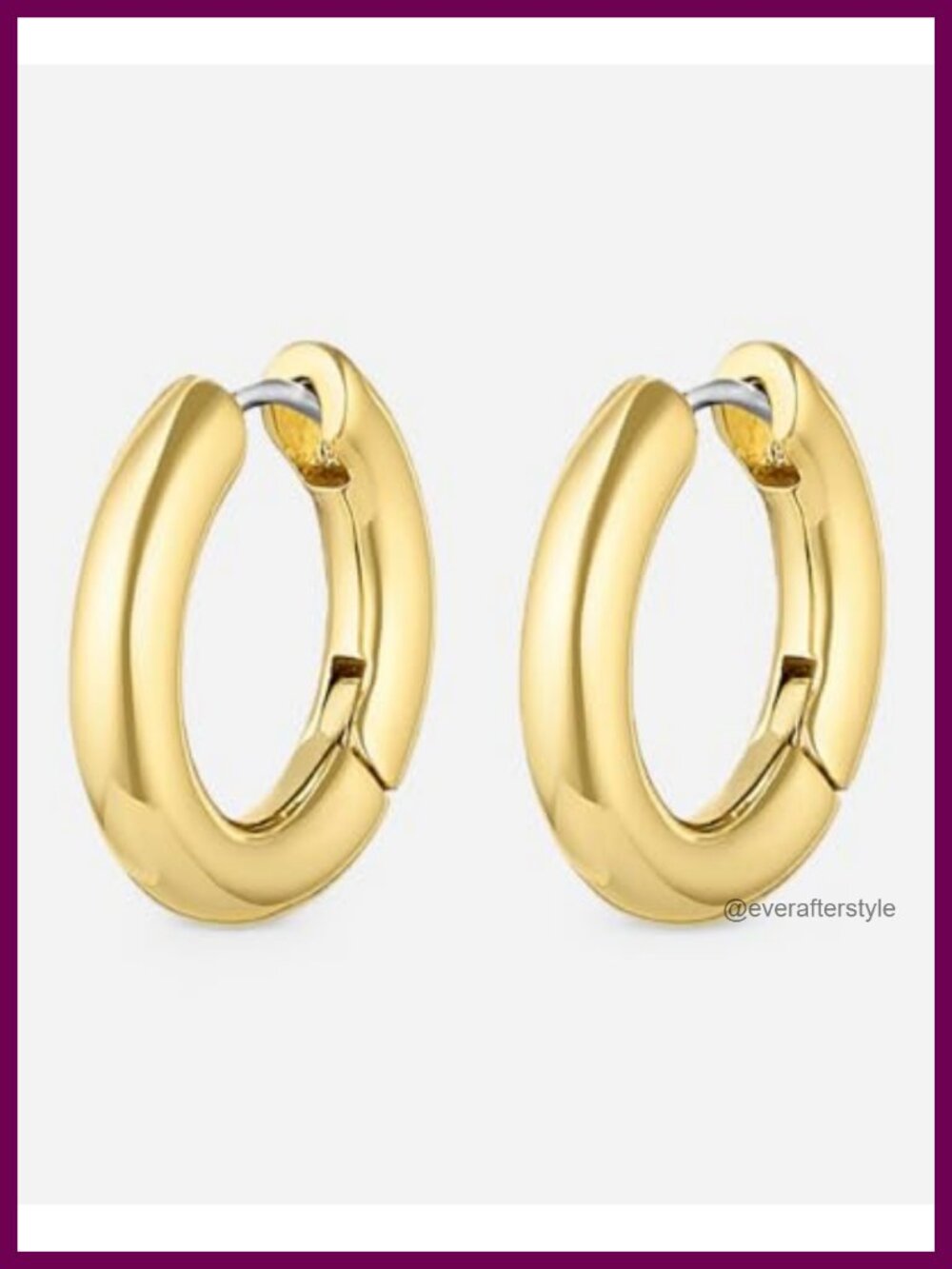 Mini Gold Plated Hoop Earrings 18k Huggies for Women